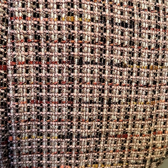 Zara Pink Tweed Sleeveless Vest Blazer Size Small - Picture 7 of 9